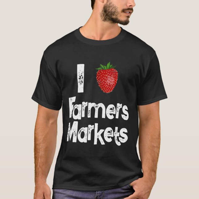 Erdbeerbauern des Gartenmarktes Lecker Fr T-Shirt (Vorderseite)