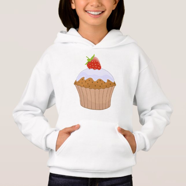 Erdbeerbrötchen süß hoodie (Vorderseite)