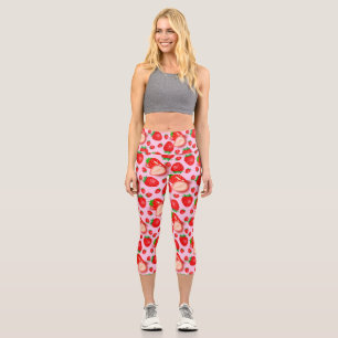 Erdbeerdesign Capri Leggings