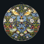 Erdbeerdieb, berühmtes Muster, Dartscheibe<br><div class="desc">William Morris: Strawberry Thief,  Vintages Design.</div>