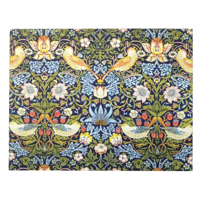 Erdbeerdieb, berühmtes Muster, Notizblock (Vorderseite)