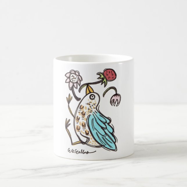 Erdbeerdieb-Tasse Kaffeetasse (Mittel)