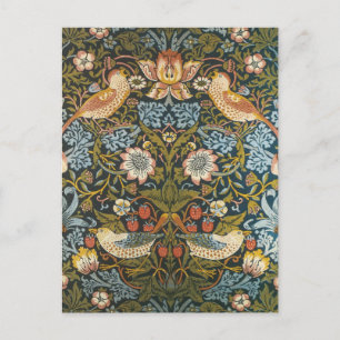 Erdbeerdiebe von William Morris, Vintage Kunst Postkarte