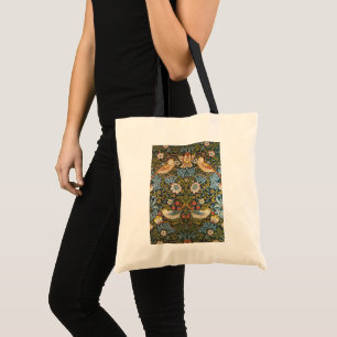 Erdbeerdiebe von William Morris, Vintage Kunst Tragetasche