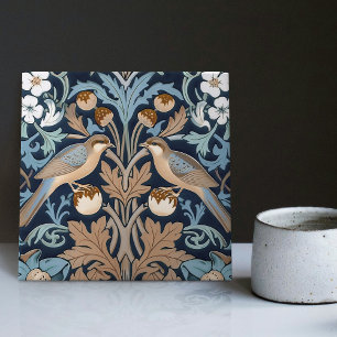 Erdbeerdiebe William Morris Art Nouveau Fliese