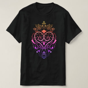 Erdbeerdoodle zeichnend T - Shirt
