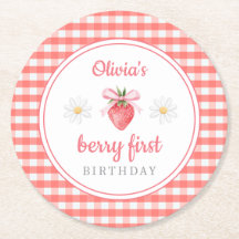 Erdbeere 1. Geburtstag Berry Erster Geburtstag