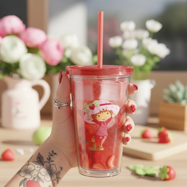 Erdbeere Acryltrinkbecher (Von Creator hochgeladen)