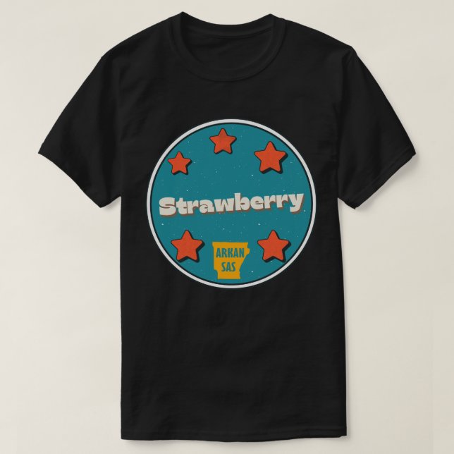 Erdbeere, Arkansas T-Shirt (Design vorne)