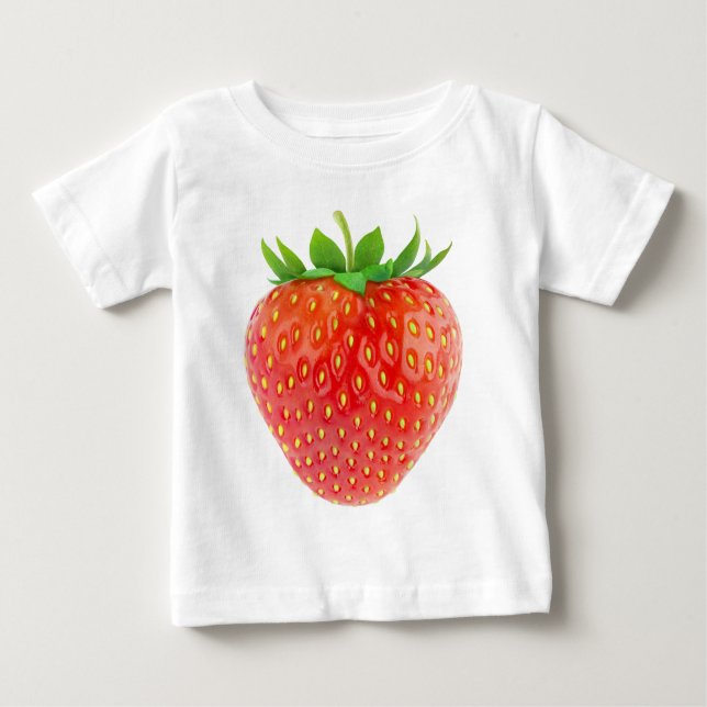 Erdbeere Baby T-shirt (Vorderseite)
