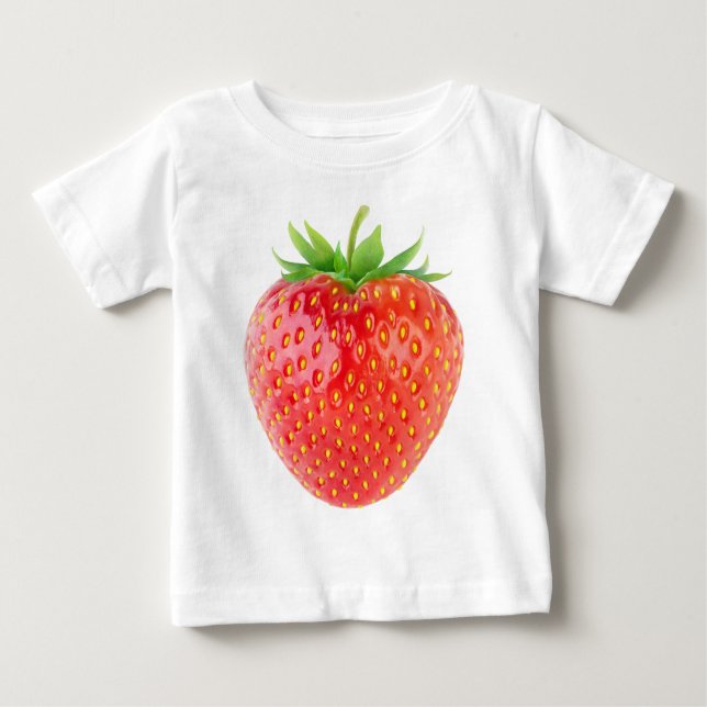 Erdbeere Baby T-shirt (Vorderseite)