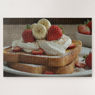 Erdbeere & Banane French Toast Puzzle