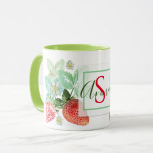 Erdbeere, Beeren, rot, frisch, reif, süß, Nahrungs Tasse