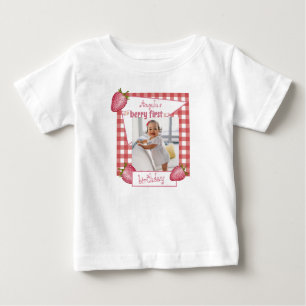 Erdbeere Berry Erster Geburtstag Baby T-shirt