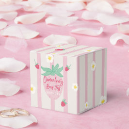 Erdbeere Berry Erstes Geburtstags-Geschenkbox Geschenkschachtel