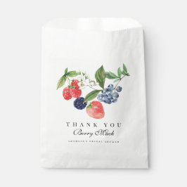 Erdbeere Blaubeere Personalisiert Geschenktütchen