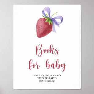 Erdbeere - Bücher für Baby Poster