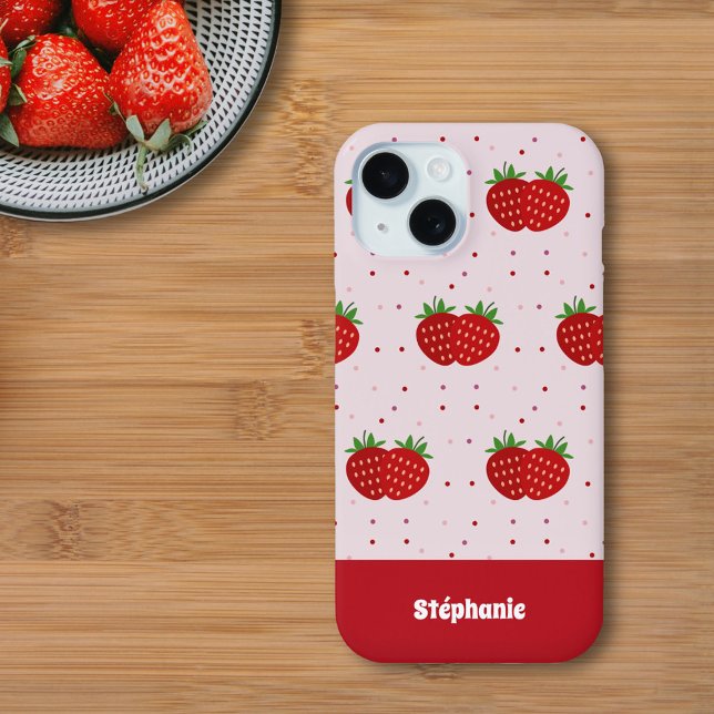 Erdbeere Case-Mate iPhone Hülle (Strawberry Phone Case)