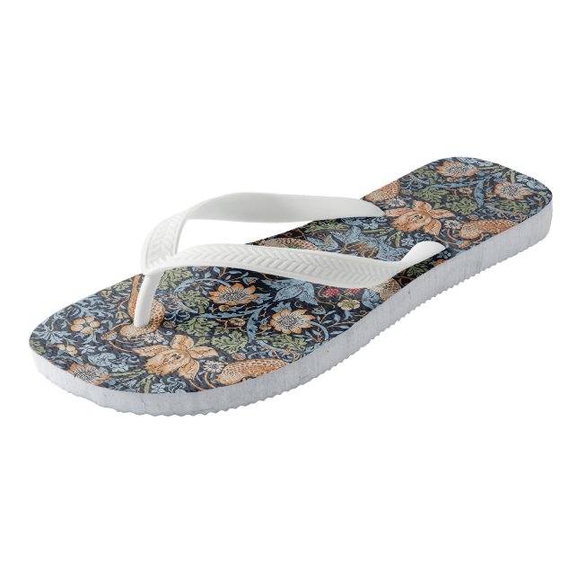 Erdbeere Diebe Erwachsene Flip Flops (Schrägansicht)