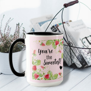 Erdbeere Du bist die Süßeste Combo-Tasse Tasse