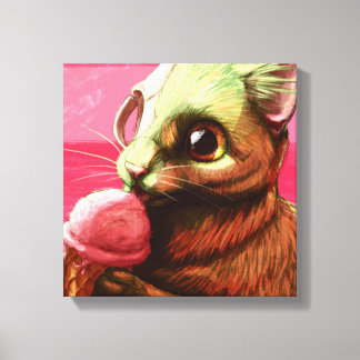 Erdbeere Eis Creme Canvas Print Leinwanddruck