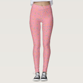 Erdbeere Eislaufe Leggings