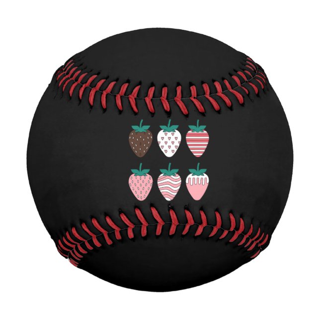 Erdbeere Erdbeeren Obst Lover Bauern Garten Baseball (Vorderseite)