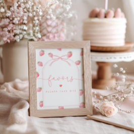 Erdbeere Erste Geburtstagsgeschenke Schild Berry S