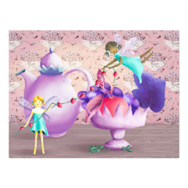 Erdbeere-Feen Fotodruck