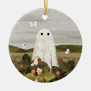 Erdbeere Fields Keramik Ornament