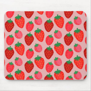Erdbeere Fields Mousepad