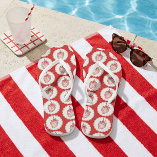 Erdbeere Flip Flops