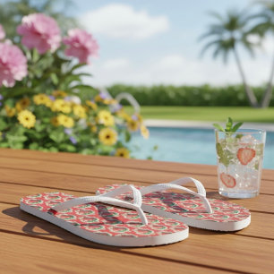 Erdbeere Flip Flops