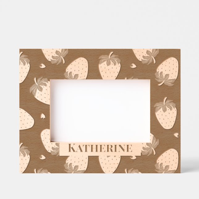 Erdbeere Geätzte Rahmen (Vorderseite)