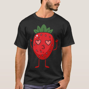 Erdbeere - Geschenk zum Thema Obst und Gemüse für T-Shirt