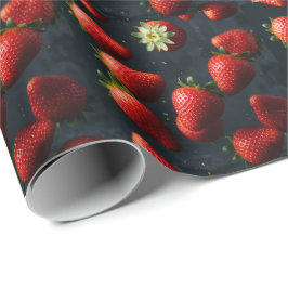 Erdbeere Geschenkpapier