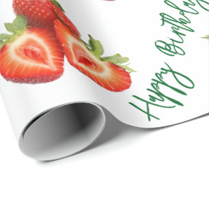 Erdbeere  geschenkpapier