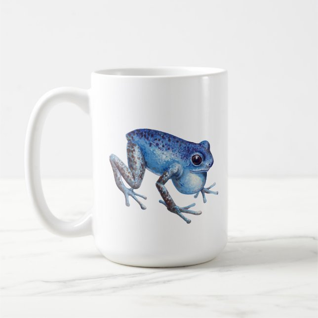 Erdbeere Giftdarmfrosch Kaffeetasse (Links)