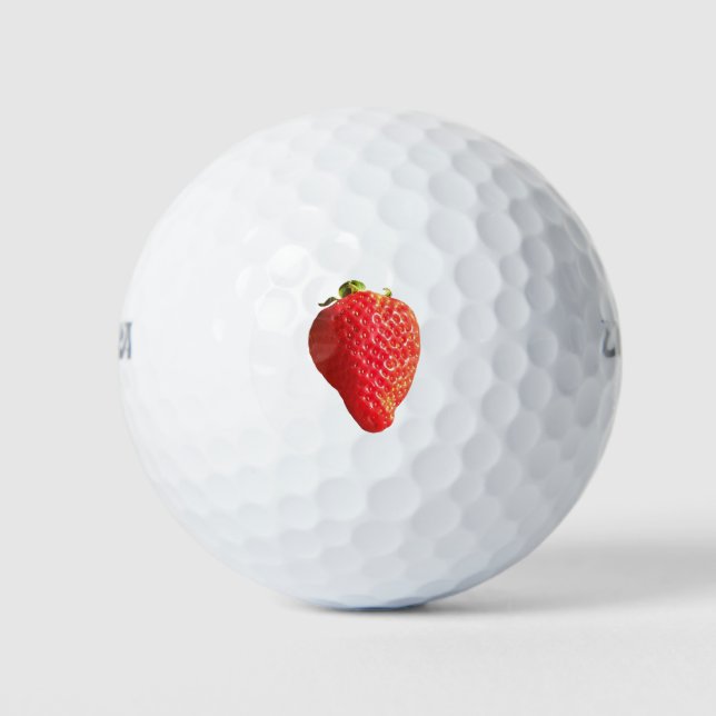 Erdbeere Golfball (Vorderseite)