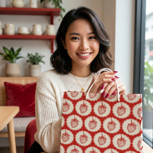 Erdbeere Große Geschenktüte