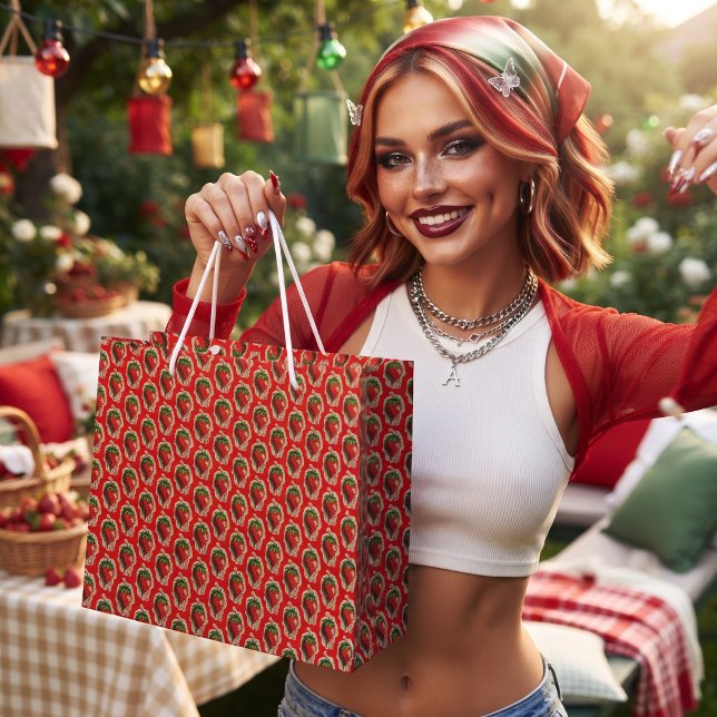 Erdbeere Große Geschenktüte (Von Creator hochgeladen)