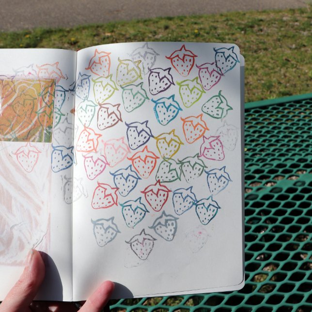 Erdbeere Gummistempel (Von Creator hochgeladen)