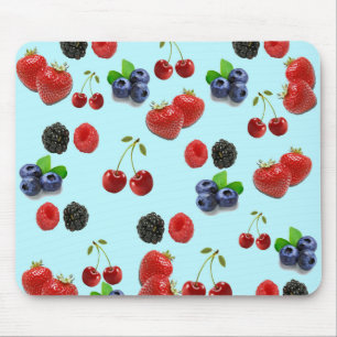 Erdbeere Heidelbeere Himbeere BlackBerry Mousepad