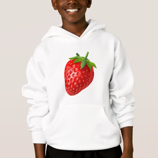 Erdbeere Hoodie (Vorderseite)