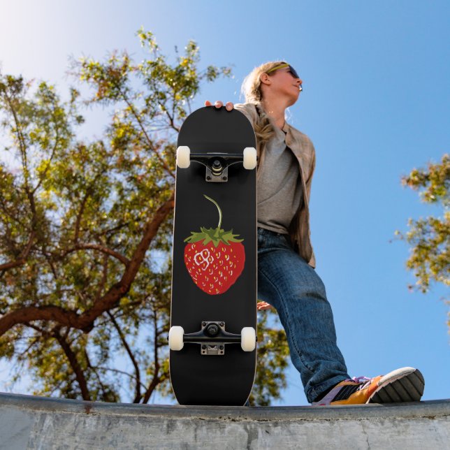 Erdbeere ist die Frucht der Liebe Skateboard (Außenbereich 1)