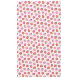 Erdbeere Karos - Rosa und Rot Tischdecke
