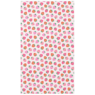 Erdbeere Karos - Rosa und Rot Tischdecke