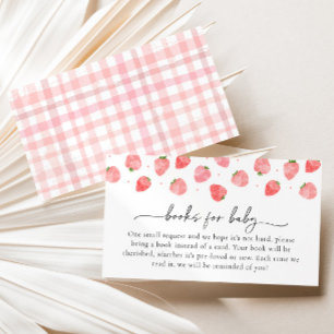 Erdbeere Kinderduschbücher für Babykarten Begleitkarte