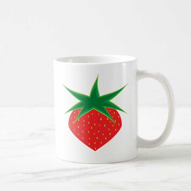 Erdbeere Klassische Tasse (Rechts)