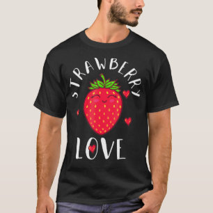 Erdbeere Liebe Lover Fruit Lächelnder Bauer Greeng T-Shirt